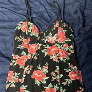 Girl Xpress size 12 flower corset top